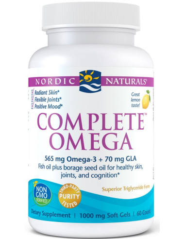 Complete Omega, 565mg Lemon - 60 softgels |...