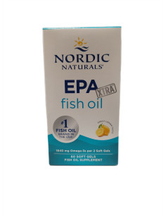 EPA Xtra Fish Oil, 1640mg Lemon - 60 softgels | Nordic...
