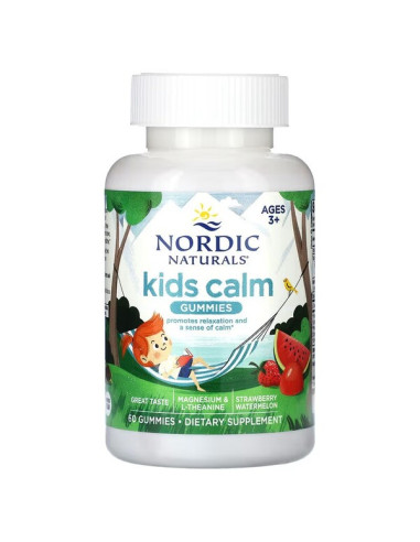 Kids Calm Gummies, Strawberry Watermelon - 60...