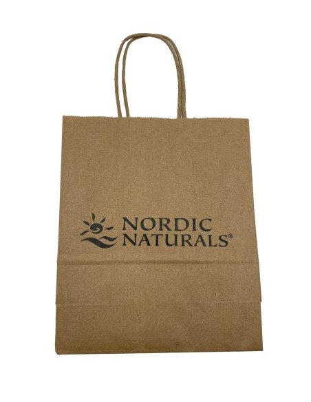 Nordic Naturals Paper Bag, Small Logo - Small | Nordic Naturals