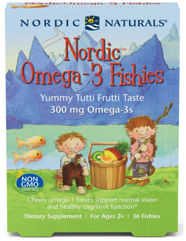 Nordic Omega-3 Fishies, 300mg Yummy Tutti...