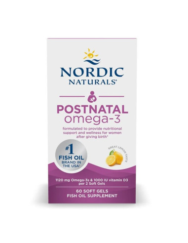 Postnatal Omega-3, 1120mg Lemon (EAN...