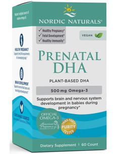 Prenatal DHA Vegan, 500mg - 60 softgels | Nordic Naturals