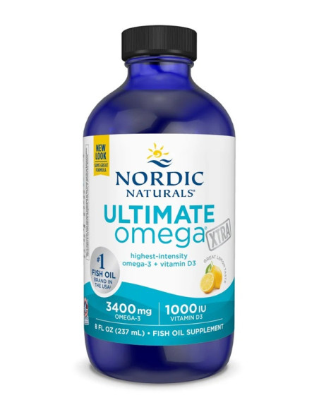 Ultimate Omega Xtra, 3400mg Lemon - 237 ml. | Nordic Naturals