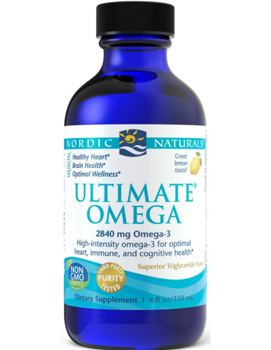 Ultimate Omega, 2840mg Lemon - 119 ml. | Nordic...