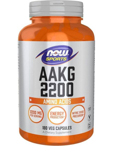 AAKG 2200 - 180 vcaps | NOW Foods