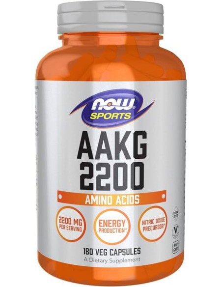 AAKG 2200 - 180 vcaps | NOW Foods
