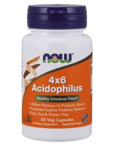 Acidophilus 4X6 - 60 vcaps | NOW Foods