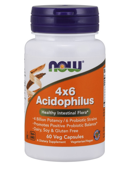 Acidophilus 4X6 - 60 vcaps | NOW Foods