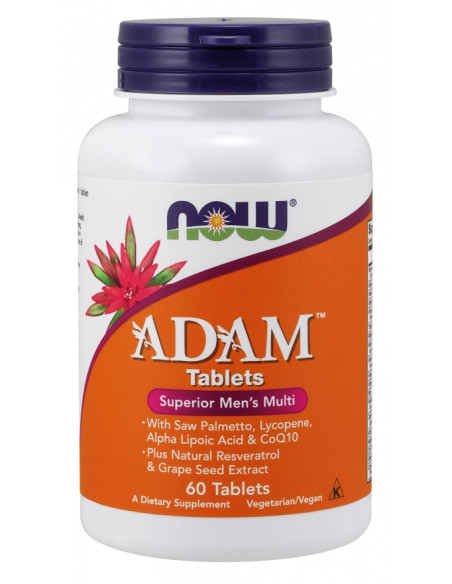 ADAM Multi-Vitamin for Men - 60 tablets | NOW Foods