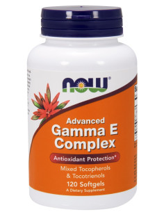 Advanced Gamma E Complex - 120 softgels | NOW Foods