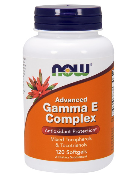 Advanced Gamma E Complex - 120 softgels | NOW Foods