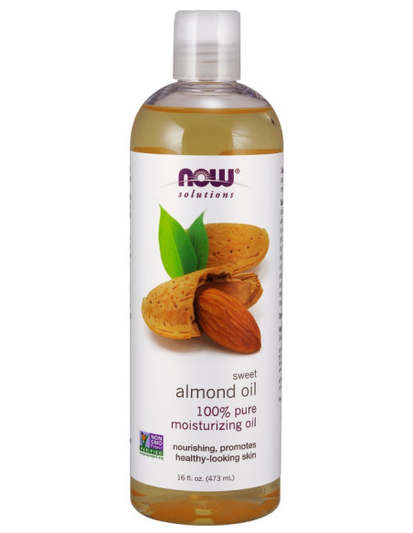 Almond Oil, Pure - 473 ml. | NOW Foods