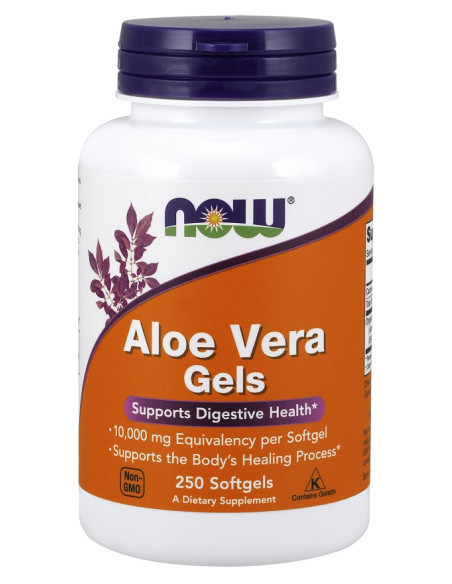Aloe Vera Gels - 250 softgels | NOW Foods