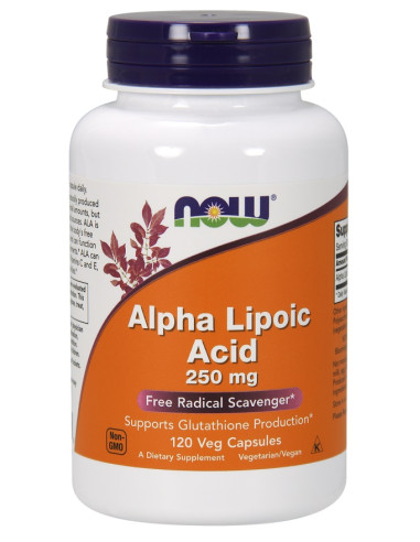 Alpha Lipoic Acid, 250mg - 120 vcaps | NOW Foods