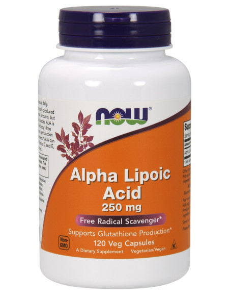 Alpha Lipoic Acid, 250mg - 120 vcaps | NOW Foods