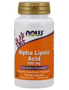 Alpha Lipoic Acid, 250mg - 60 vcaps | NOW Foods