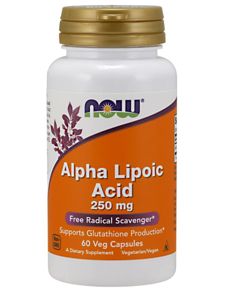 Alpha Lipoic Acid, 250mg - 60 vcaps | NOW Foods