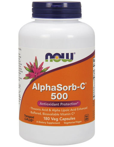 AlphaSorb-C, 500mg - 180 vcaps | NOW Foods