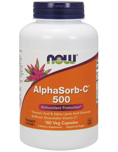 AlphaSorb-C, 500mg - 180 vcaps | NOW Foods