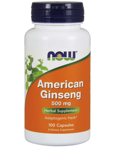 American Ginseng, 500mg - 100 vcaps | NOW Foods
