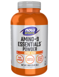 Amino-9 Essentials, Powder - 330g | NOW Foods