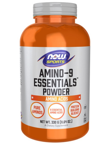 Amino-9 Essentials, Powder - 330g | NOW Foods