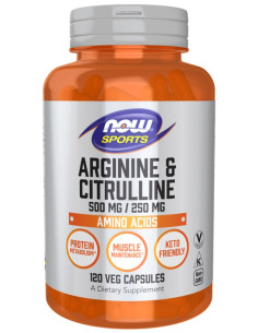 Arginine & Citrulline - 120 vcaps | NOW Foods