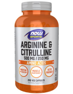 Arginine & Citrulline - 240 vcaps | NOW Foods