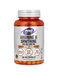 Arginine & Ornithine - 100 vcaps | NOW Foods