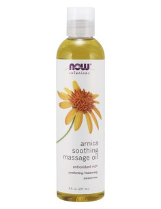 Arnica Soothing Massage Oil - 237 ml. | NOW Foods