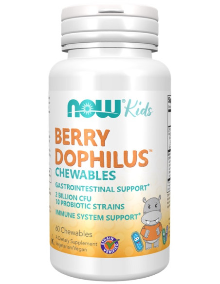 BerryDophilus Kids Chewables - 60 chewables | NOW Foods