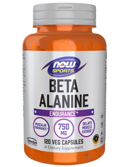 Beta-Alanine, 750mg - 120 caps | NOW Foods