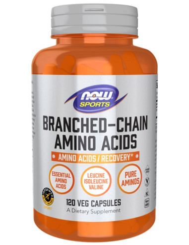 Branched-Chain Amino Acids - 120 vcaps | NOW Foods