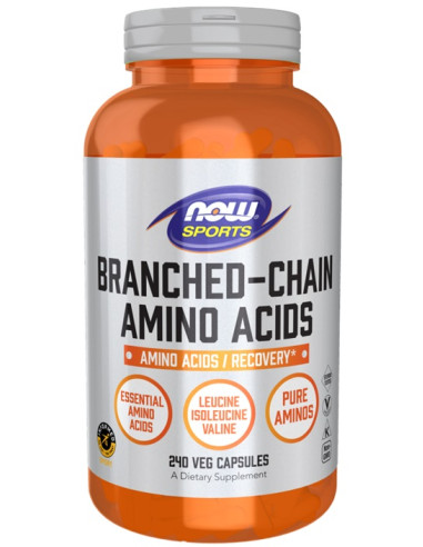 Branched-Chain Amino Acids - 240 vcaps | NOW Foods
