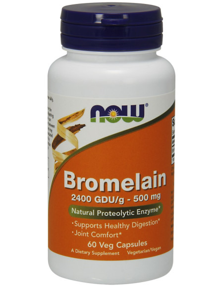 Bromelain, 500mg - 60 vcaps | NOW Foods