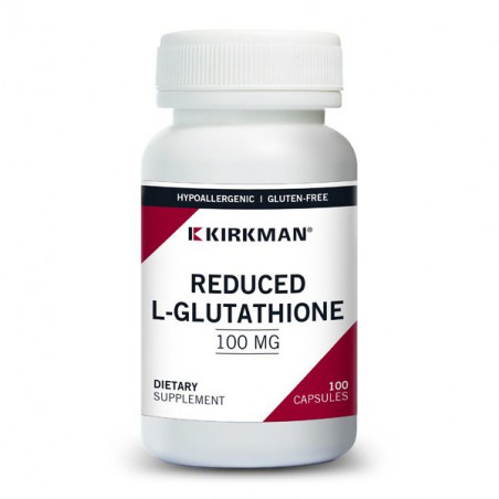 Reduced L-Glutathione 100 mg Capsules - Hypo - 100 Capsules | Kirkman Labs