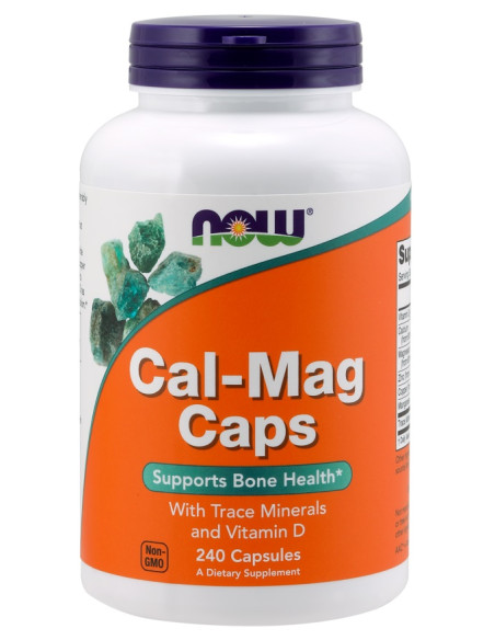 Cal-Mag Caps - 240 caps | NOW Foods