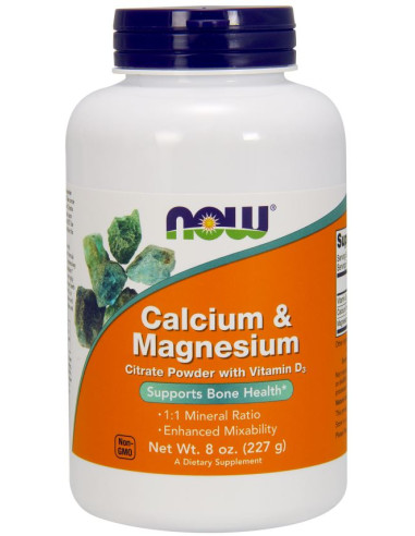 Calcium & Magnesium, Citrate Powder with...