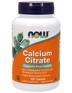 Calcium Citrate with Minerals & Vitamin D-2 - 100 tabs |...