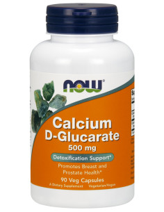 Calcium D-Glucarate, 500mg - 90 vcaps | NOW Foods