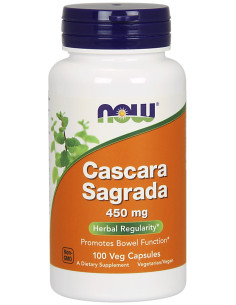 Cascara Sagrada, 450mg - 100 vcaps | NOW Foods