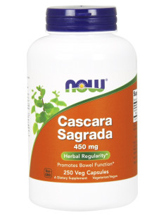 Cascara Sagrada, 450mg - 250 vcaps | NOW Foods