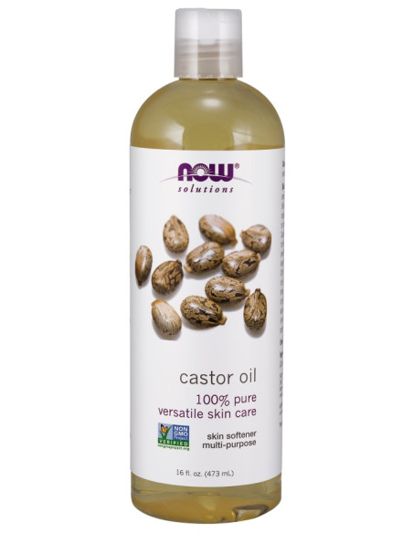 Castor Oil, 100% Pure - 473 ml. | NOW Foods