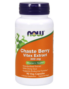Chaste Berry Vitex Extract, 300mg - 90 vcaps | NOW Foods