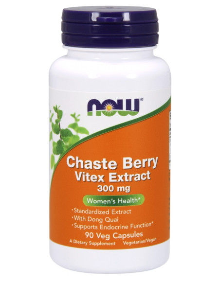 Chaste Berry Vitex Extract, 300mg - 90 vcaps | NOW Foods