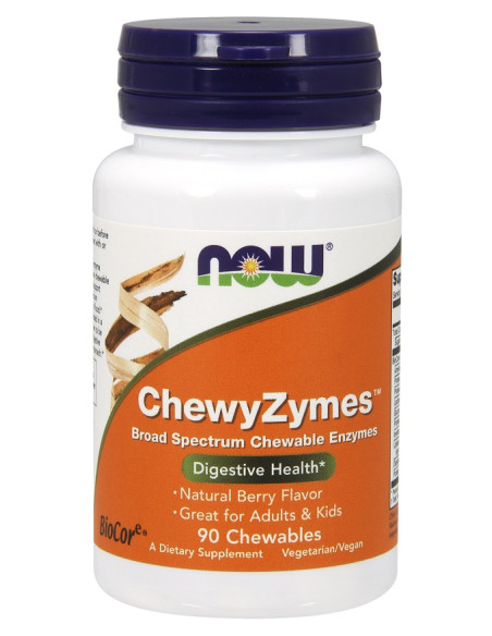 ChewyZymes - 90 chewables | NOW Foods