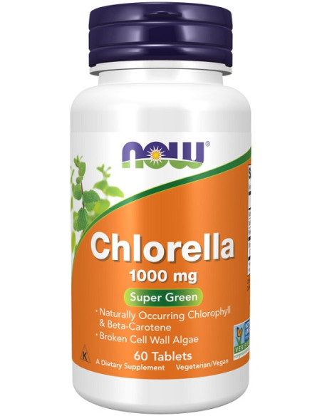 Chlorella, 1000mg - 60 tabs | NOW Foods