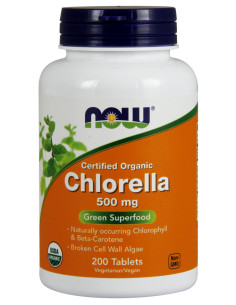 Chlorella, 500mg - 200 tabs | NOW Foods