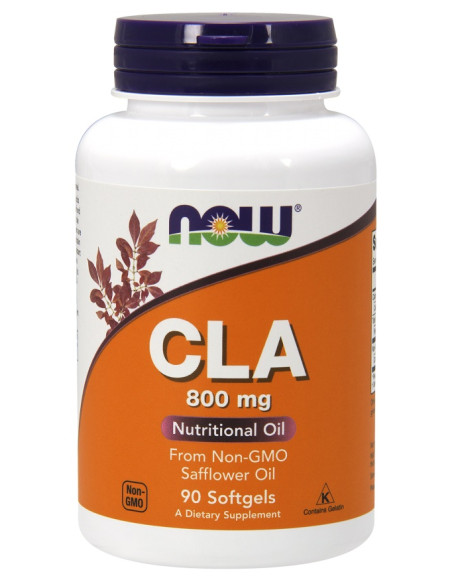 CLA, 800mg - 90 softgels | NOW Foods